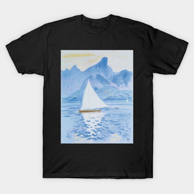 thunersee mit stockhornkette 1924 - Cuno Amiet T-Shirt by Kollagio